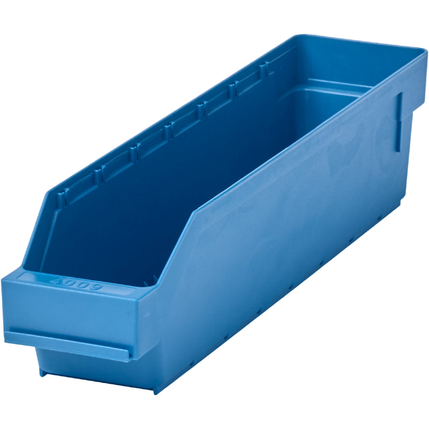 Shelf bin made of highly impact resistant polypropylene, blue, LxWxH 400 x 90 x 95 mm, pack of 40.