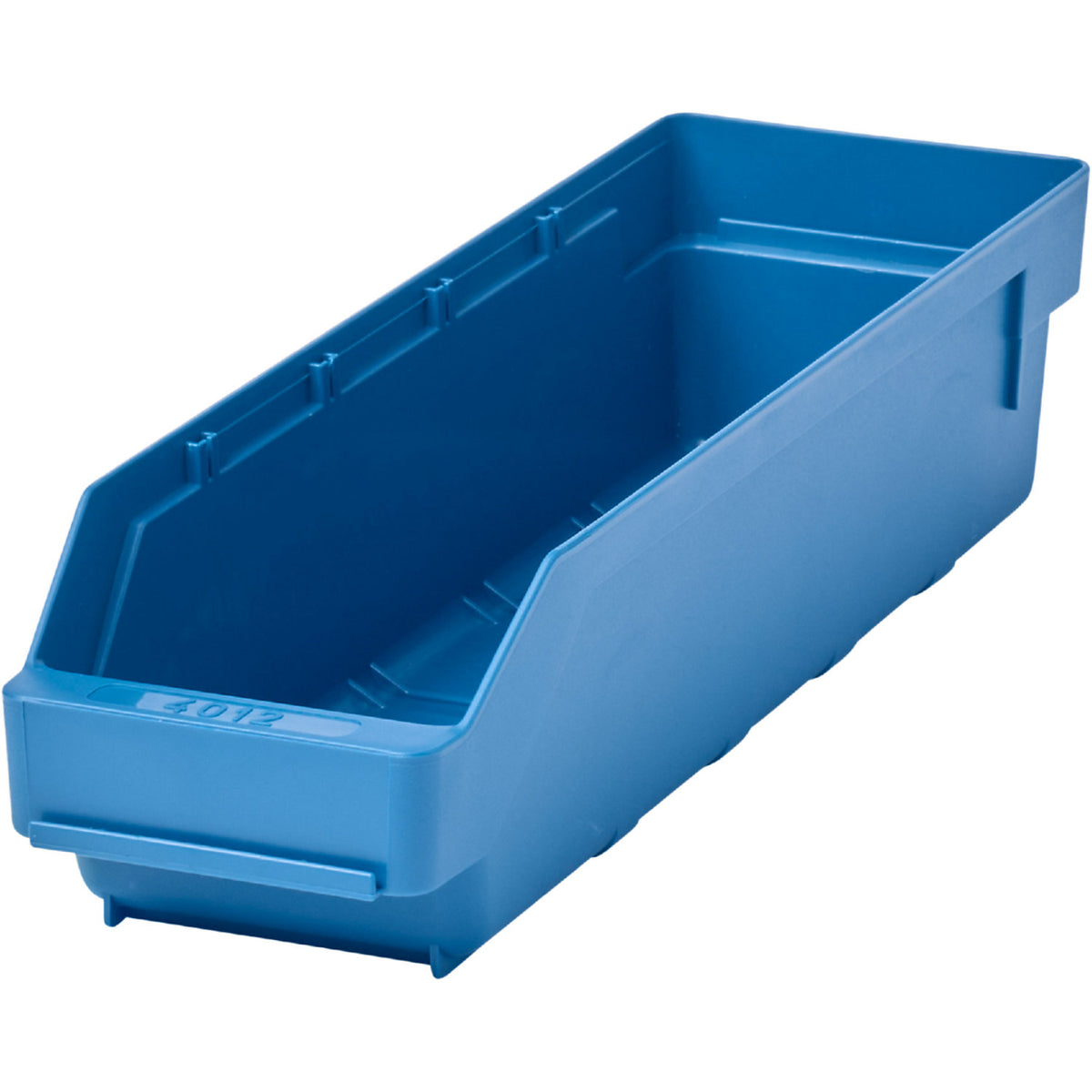Shelf bin made of highly impact resistant polypropylene, blue, LxWxH 400 x 118 x 95 mm, pack of 30.