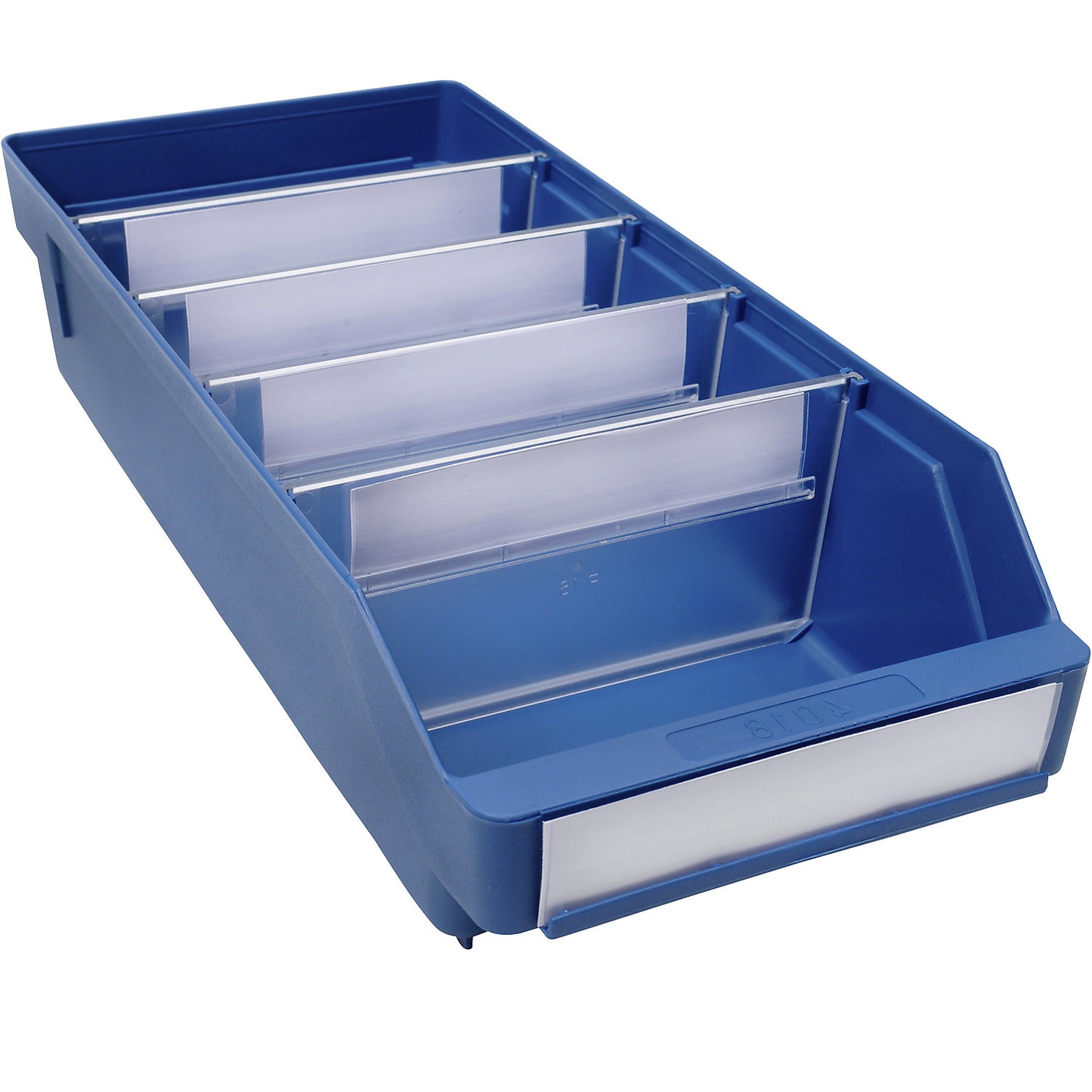 Shelf bin made of highly impact resistant polypropylene, blue, LxWxH 400 x 180 x 95 mm, pack of 20.