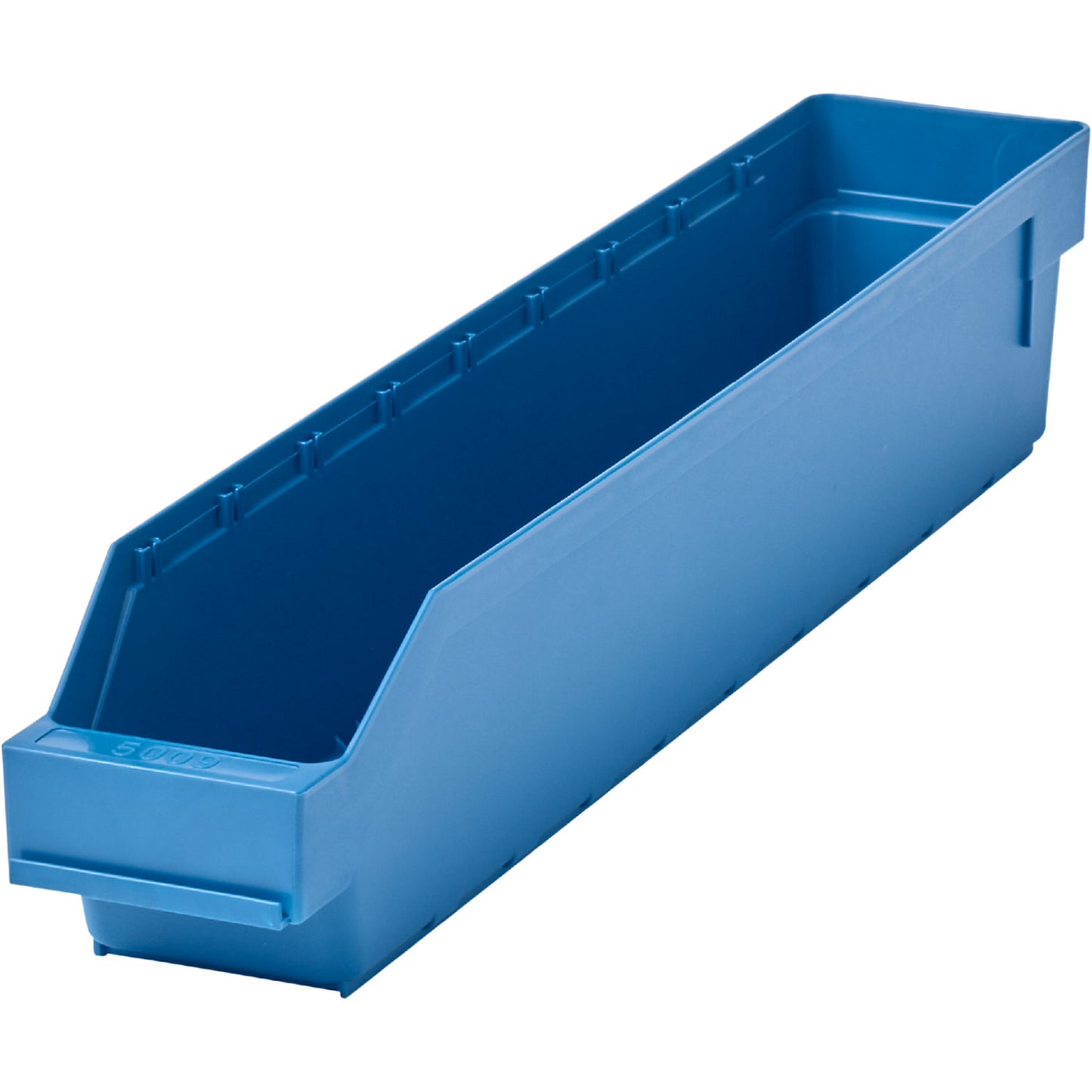Shelf bin made of highly impact resistant polypropylene, blue, LxWxH 500 x 90 x 95 mm, pack of 40.