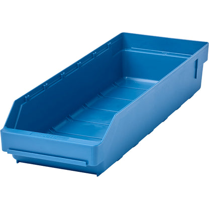Shelf bin made of highly impact resistant polypropylene, blue, LxWxH 500 x 180 x 95 mm, pack of 20.