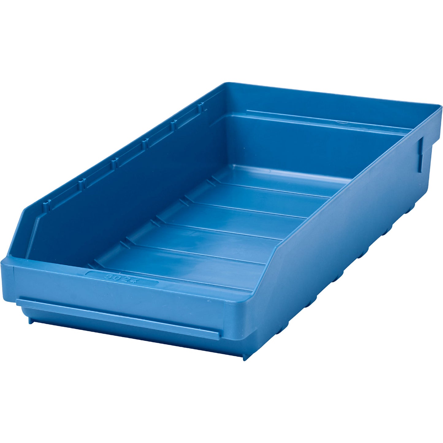 Shelf bin made of highly impact resistant polypropylene, blue, LxWxH 500 x 240 x 95 mm, pack of 15.