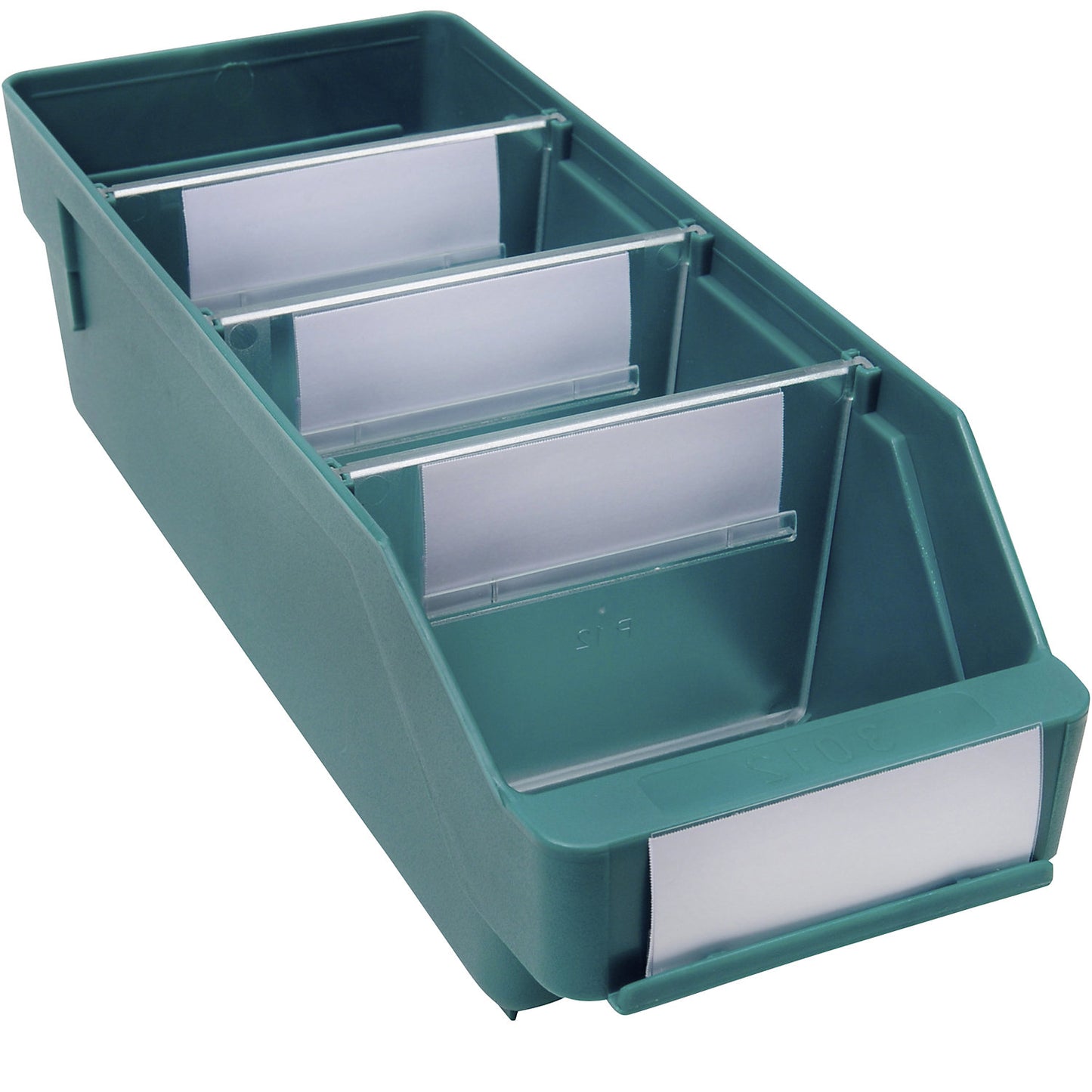 Shelf bin made of highly impact resistant polypropylene, green, LxWxH 300 x 118 x 95 mm, pack of 30.