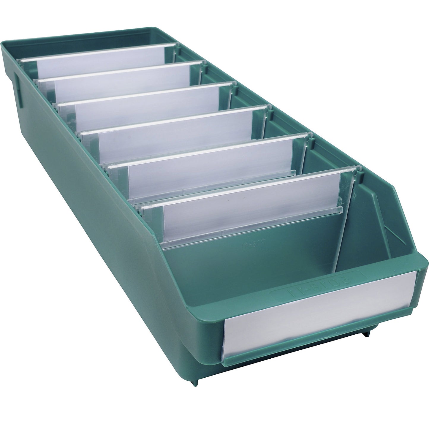 Shelf bin made of highly impact resistant polypropylene, green, LxWxH 500 x 180 x 110 mm, pack of 20.