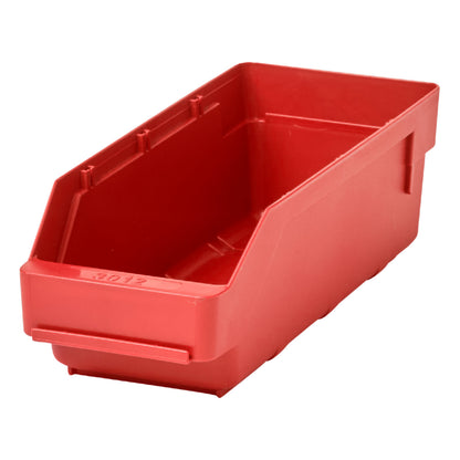 Shelf bin made of highly impact resistant polypropylene, red, LxWxH 300 x 118 x 95 mm, pack of 30.