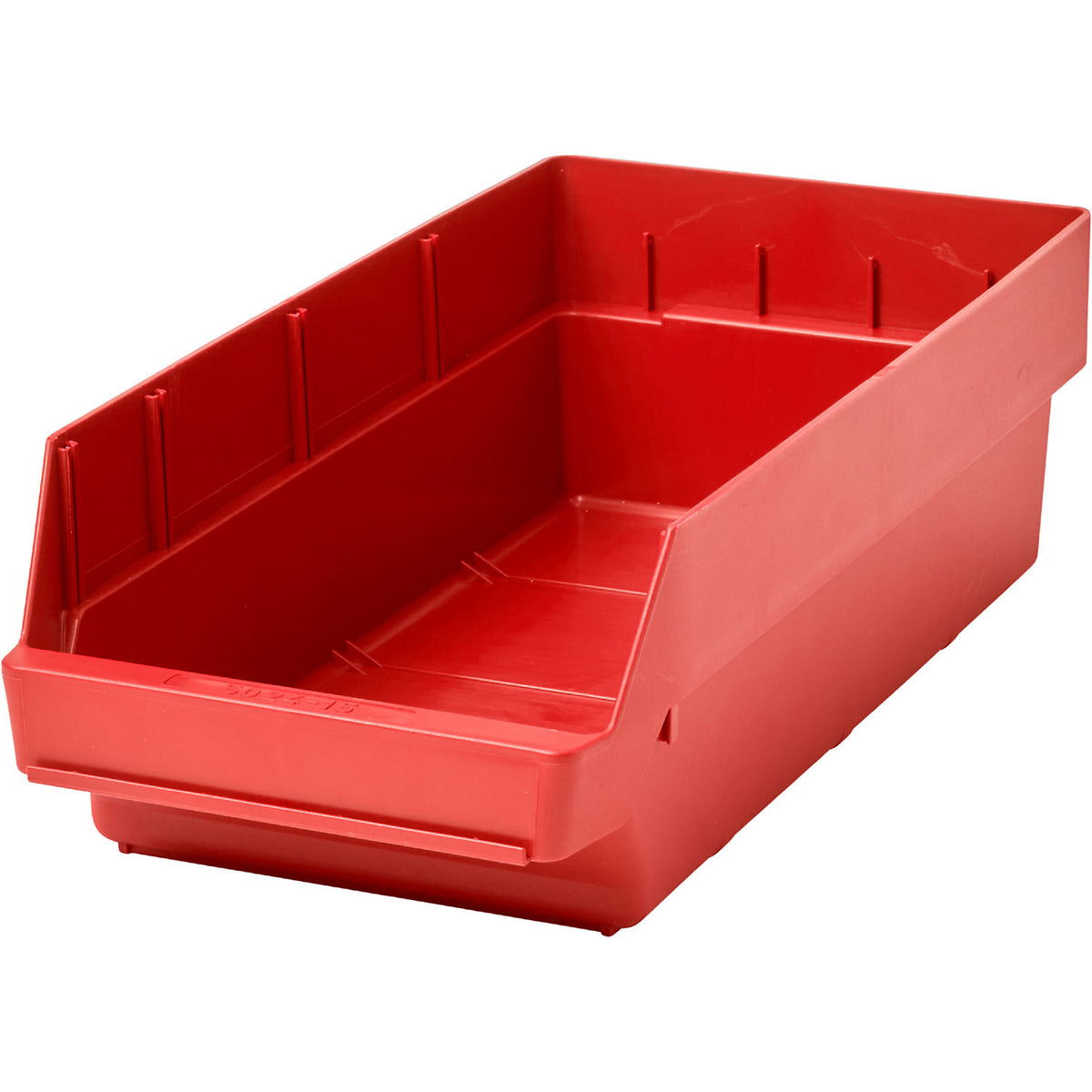 Shelf bin made of highly impact resistant polypropylene, red, LxWxH 500 x 240 x 150 mm, pack of 10.
