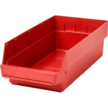 Shelf bin made of highly impact resistant polypropylene, red, LxWxH 500 x 240 x 150 mm, pack of 10.