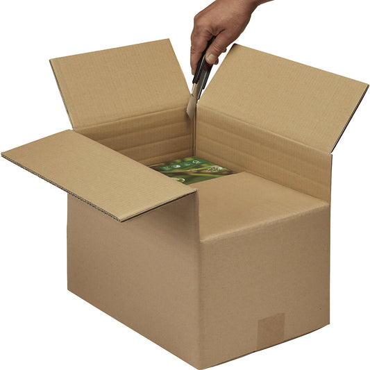 Order-picking cardboard box, height adjustable, LxWxH 390 x 290 x 300 mm, pack of 10.