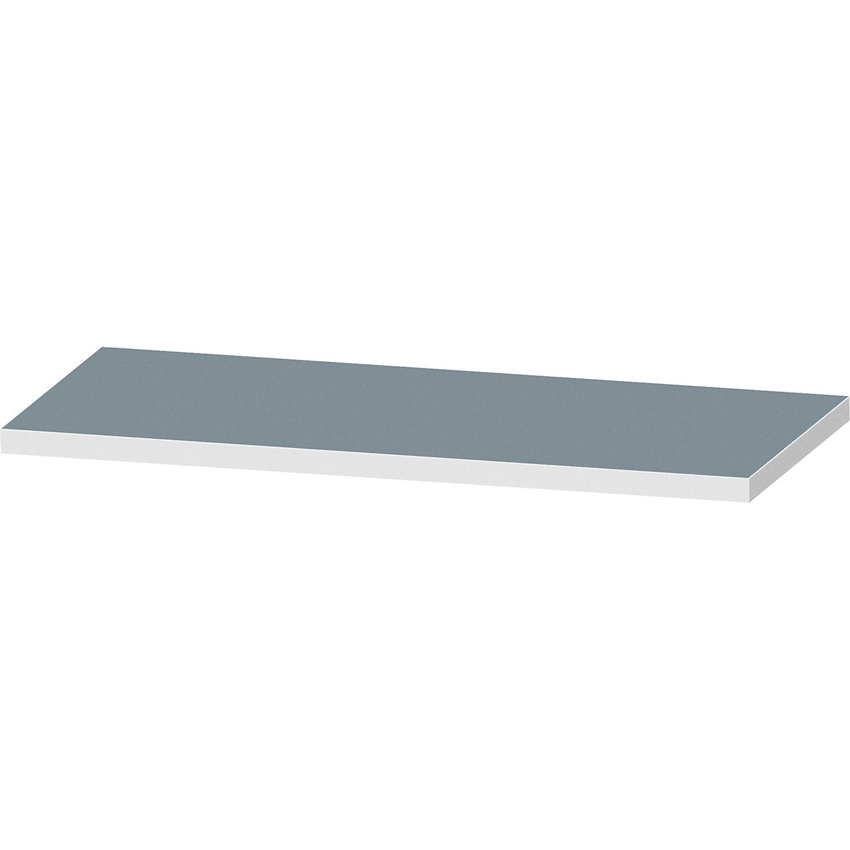 Worktop for workbench, worktop with universal cover, width 1500 mm, thickness 50 mm.
