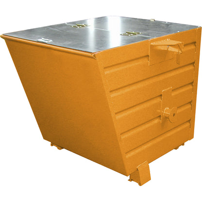 Lid, zinc plated, for container capacity 0.55 m³, extra cost.