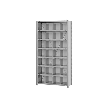Compartment shelving, shelf height 2000 mm, standard shelf unit, width x depth 1060 x 335 mm.