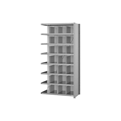 Compartment shelving, shelf height 2000 mm, extension shelf unit, width x depth 1010 x 435 mm.
