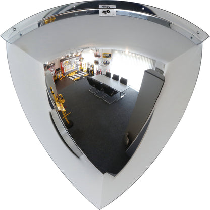 Panoramic mirror, 90° viewing angle, Ø 800 mm.