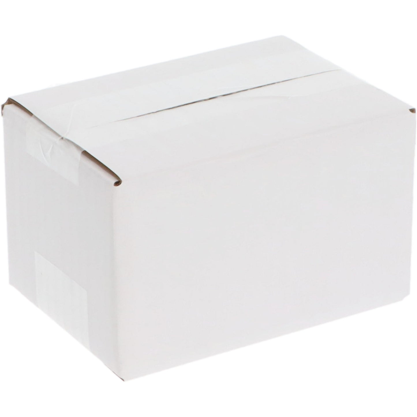 Folding corrugated cardboard box, white, LxWxH 460 x 325 x 160 mm, double fluted.