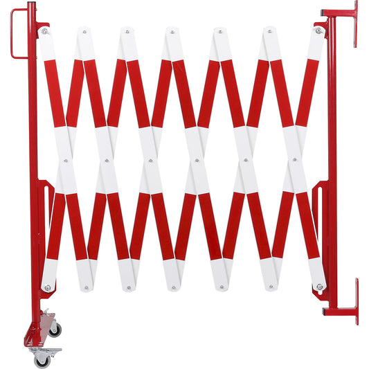 , wall bracket, 2 castors, red / white, max. length 4000 mm.