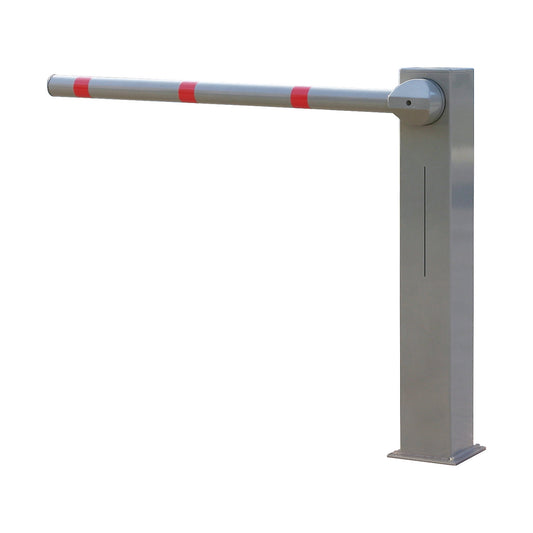 Barrier, electric, integrated solar cell, remote control, barrier beam length 1.2 m.