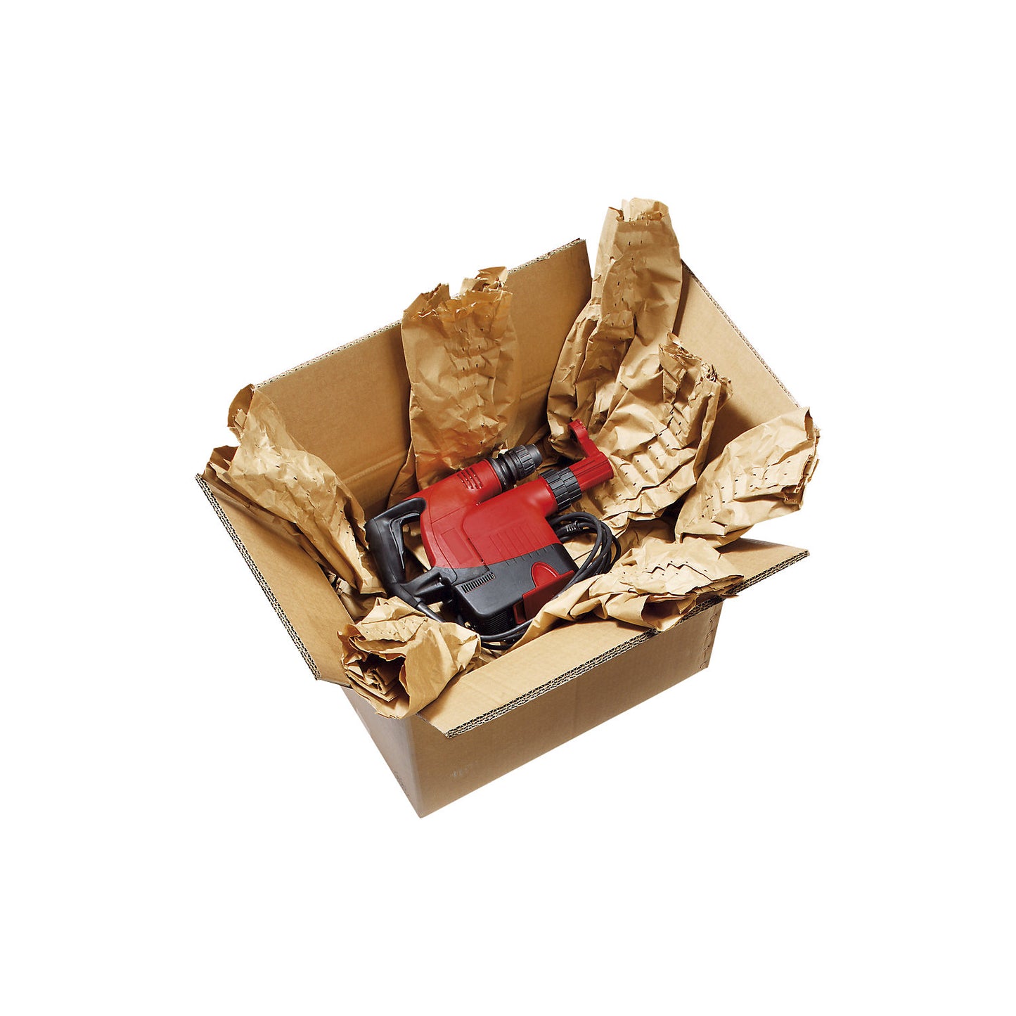 Folding corrugated cardboard box, triple fluted, extremely robust, LxWxH 1170 x 770 x 850 mm.