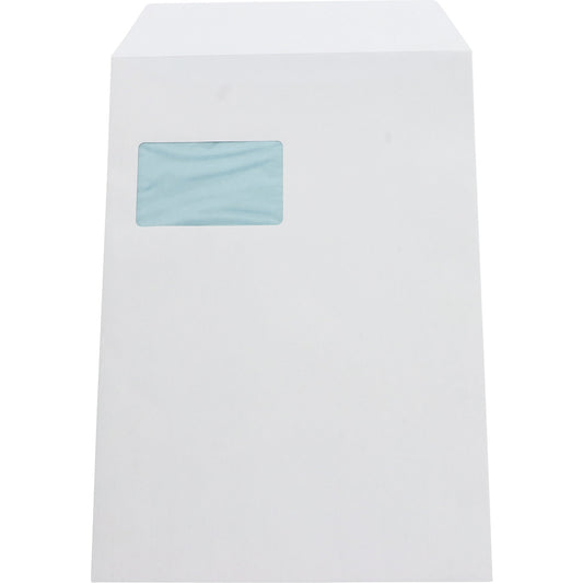 Envelope for A4, C4 format, with window, fibre reinforced, pack of 100.