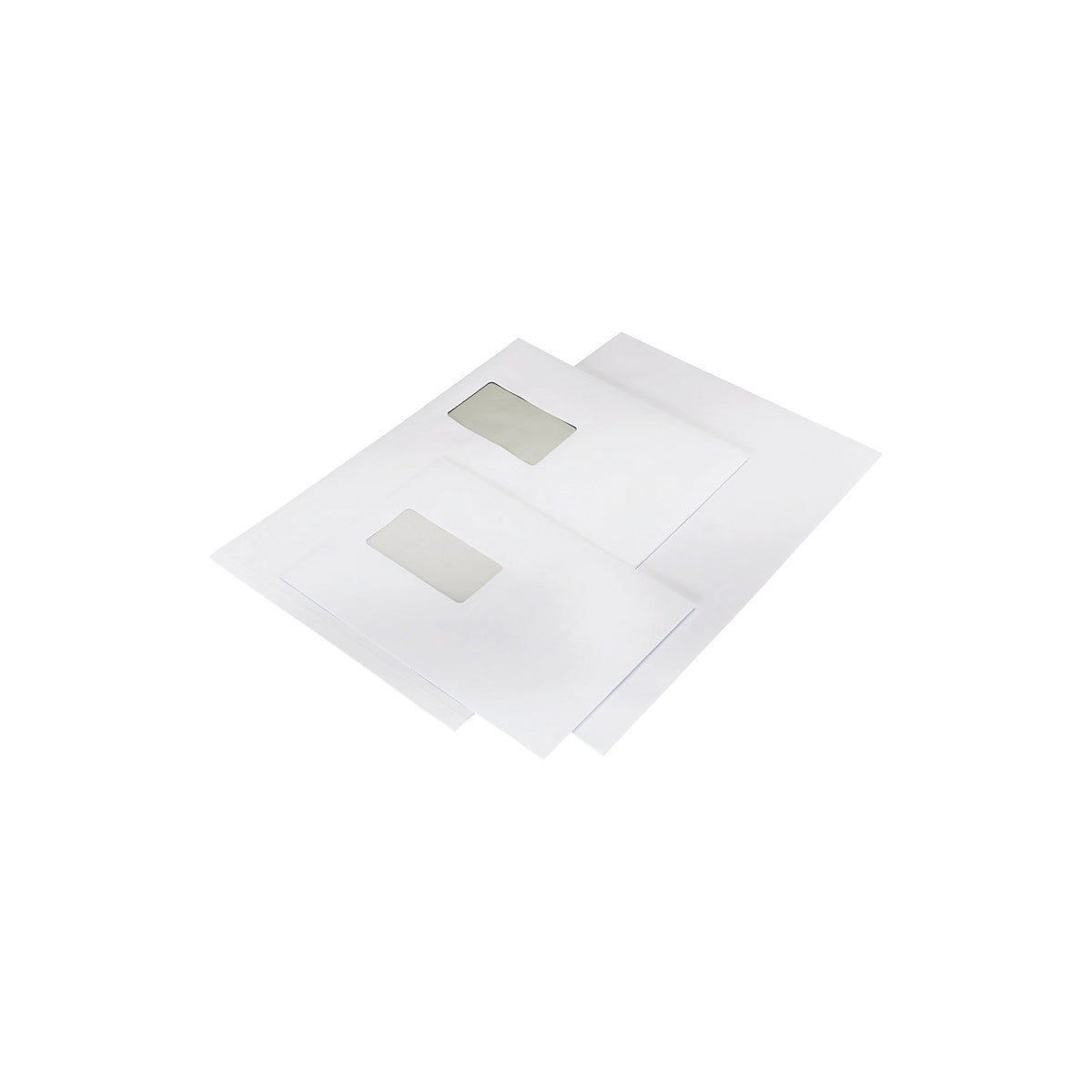 Envelope for A4, C4 format, with window, side gusset 20 mm, pack of 100.