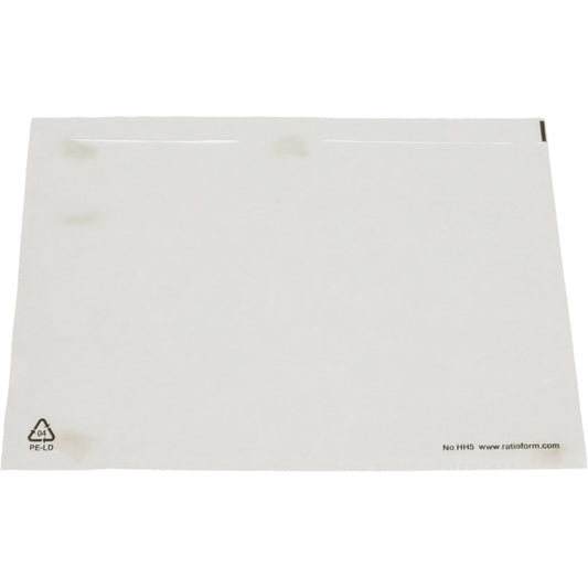 Classic document pouches, transparent, LxW 240 x 185 mm, pack of 1000.