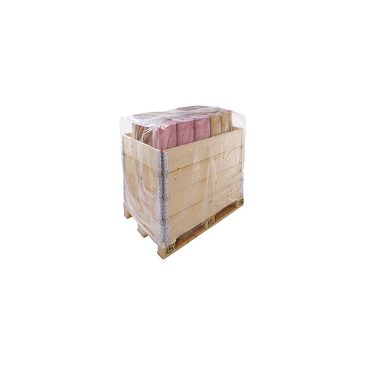 Cover, for industrial pallets, pack of 10, LxWxH 1250 x 1050 x 1900 mm, transparent.