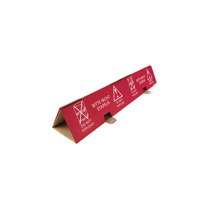 Pallet cone, made of corrugated cardboard, LxWxH 800 x 150 x 135 mm, pack of 25.