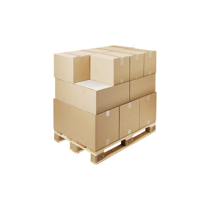 Solid cardboard pallet interlayers, smooth on one side, LxW 1180 x 780 mm, pallet with pack of 1000 items.