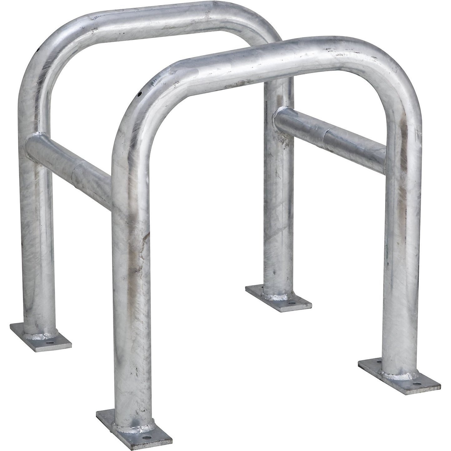 Crash protection for posts, galvanised, HxWxD 600 x 520 x 520 mm.