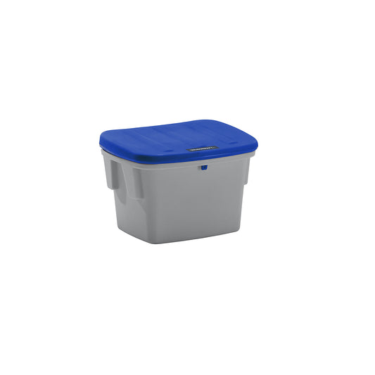 Universal / grit container, without dispenser opening, 60 l, blue lid.