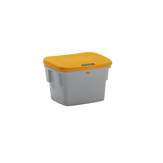 Universal / grit container, without dispenser opening, 60 l, orange lid.