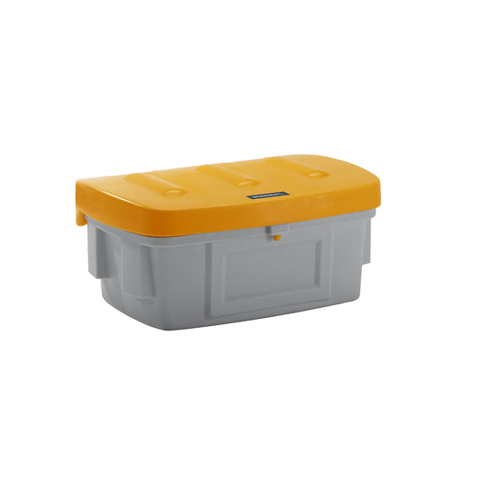 Universal / grit container, without dispenser opening, 100 l, orange lid.