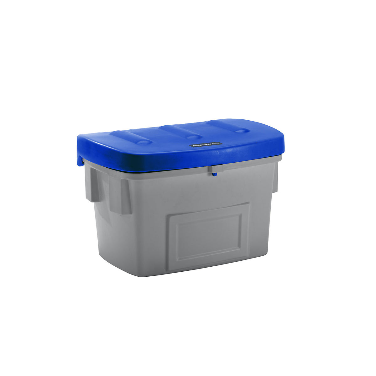 Universal / grit container, without dispenser opening, 200 l, blue lid.