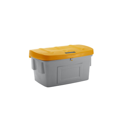 Universal / grit container, without dispenser opening, 400 l, orange lid.