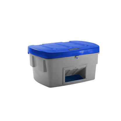 Universal / grit container, with dispenser opening, 550 l, blue lid.