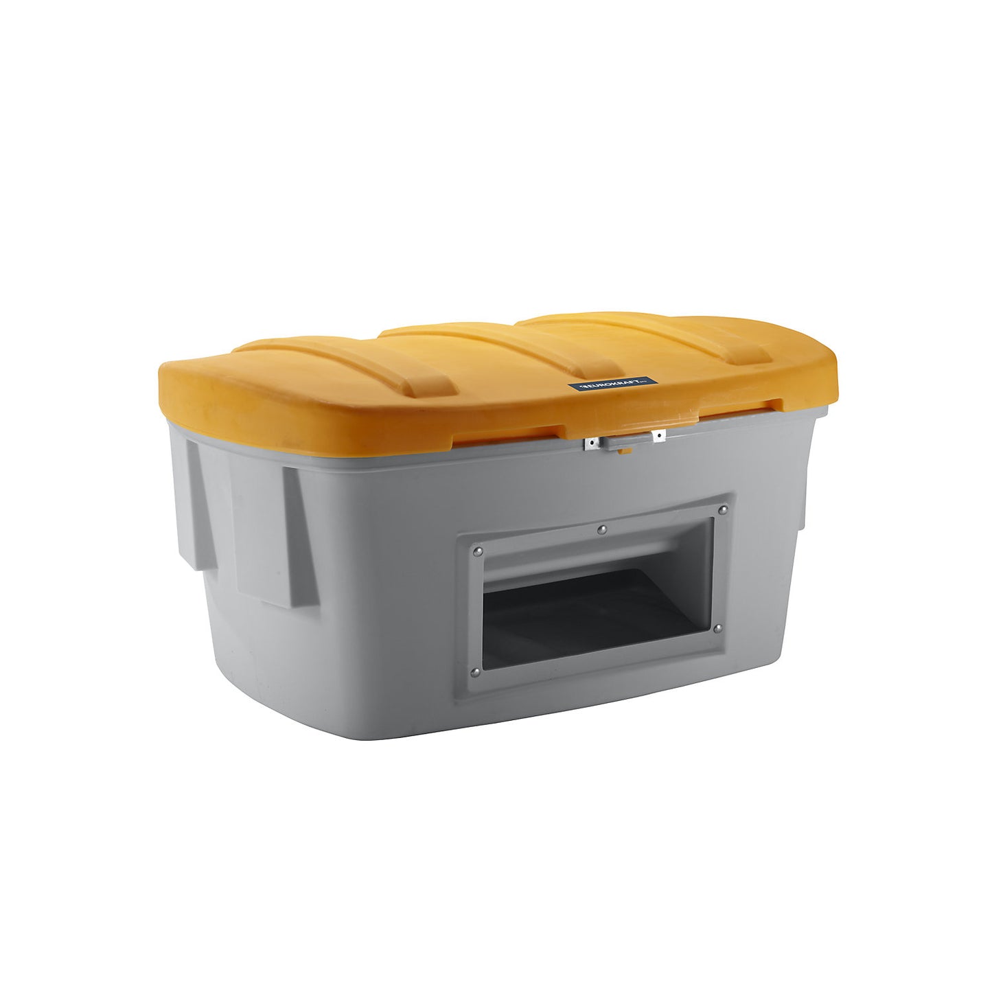 Universal / grit container, with dispenser opening, 1000 l, orange lid.