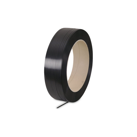 PP strapping, for strap dispensers, core Ø 407 mm, LxW 3000 m x 12 mm, 0.55 mm thick.