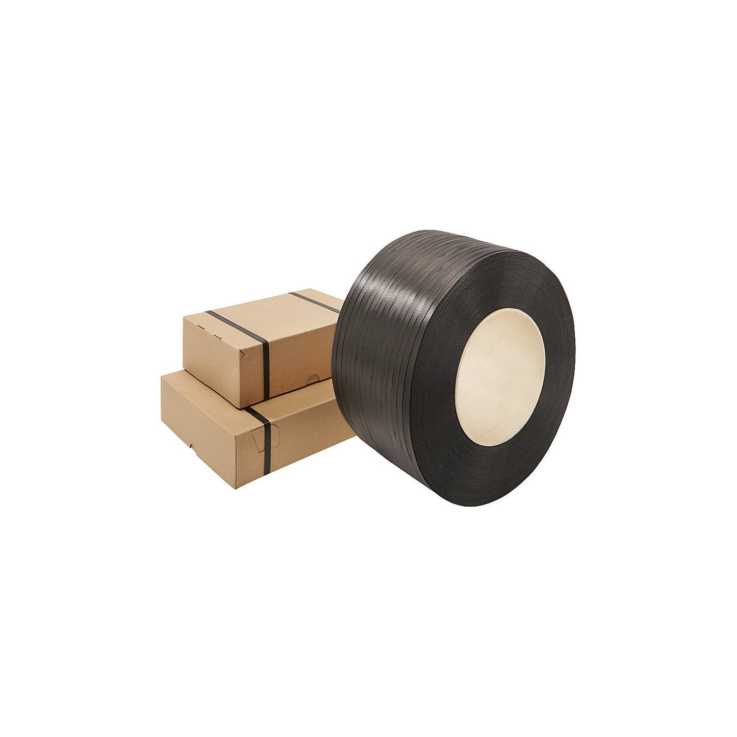 PP strapping, for automatic machines, tensile strength 1450 N.