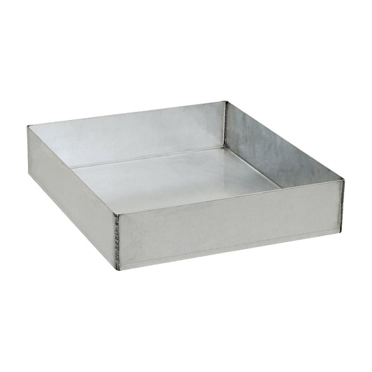 Base sump tray, capacity 19 litres, zinc plated.