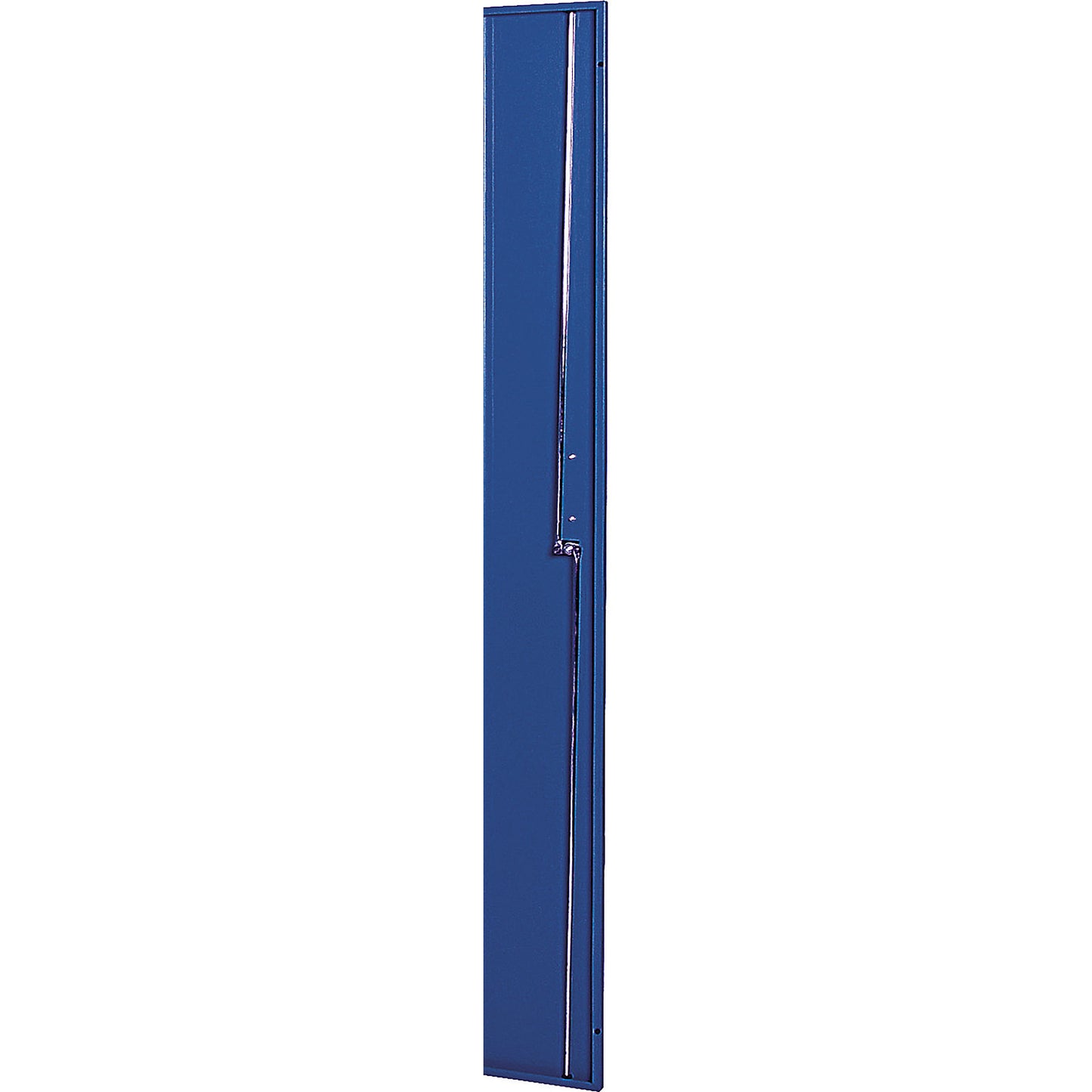 Environmental cupboard without door perforations, HxWxD 1800 x 1000 x 500 mm, 4 tray shelves, light grey / gentian blue.