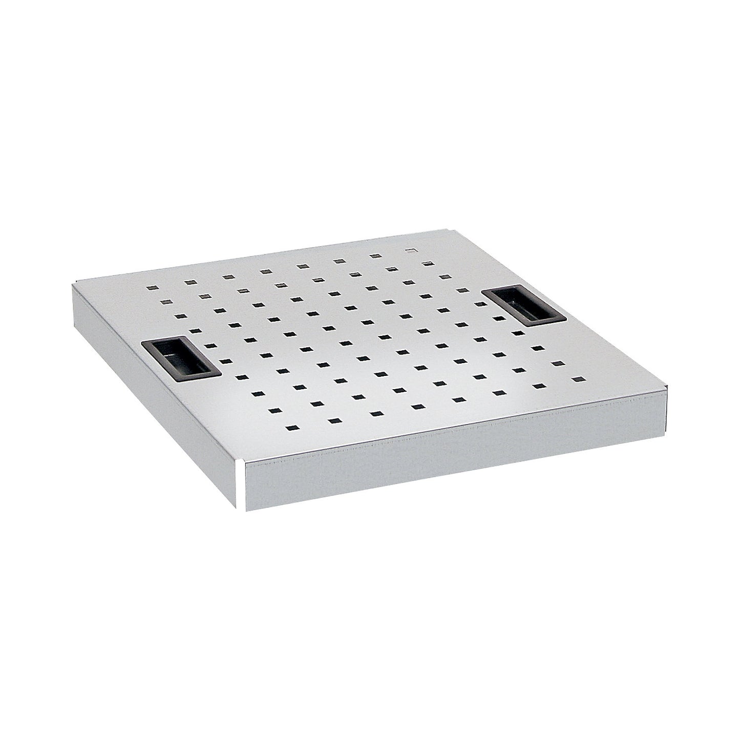 Perforated metal cover, WxD 500 x 500 mm, for environmental cupboard.