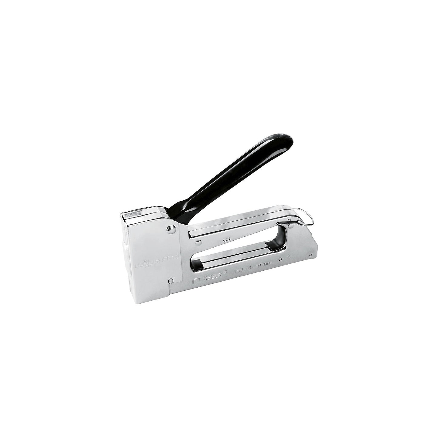 Staple gun, for films, cardboard, textiles, mechanical for staples 6 / 10 mm.