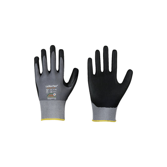 Assembly gloves, nitrile, pack of 12 pairs, size 9.