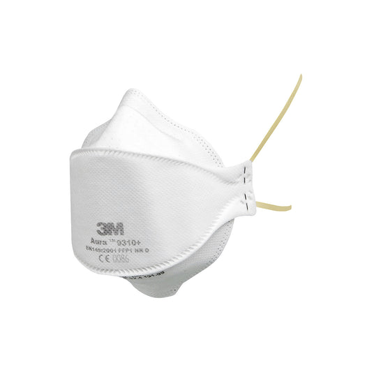 3M™ Aura™ 9300 folding mask, FFP1, pack of 20, white, without valve.