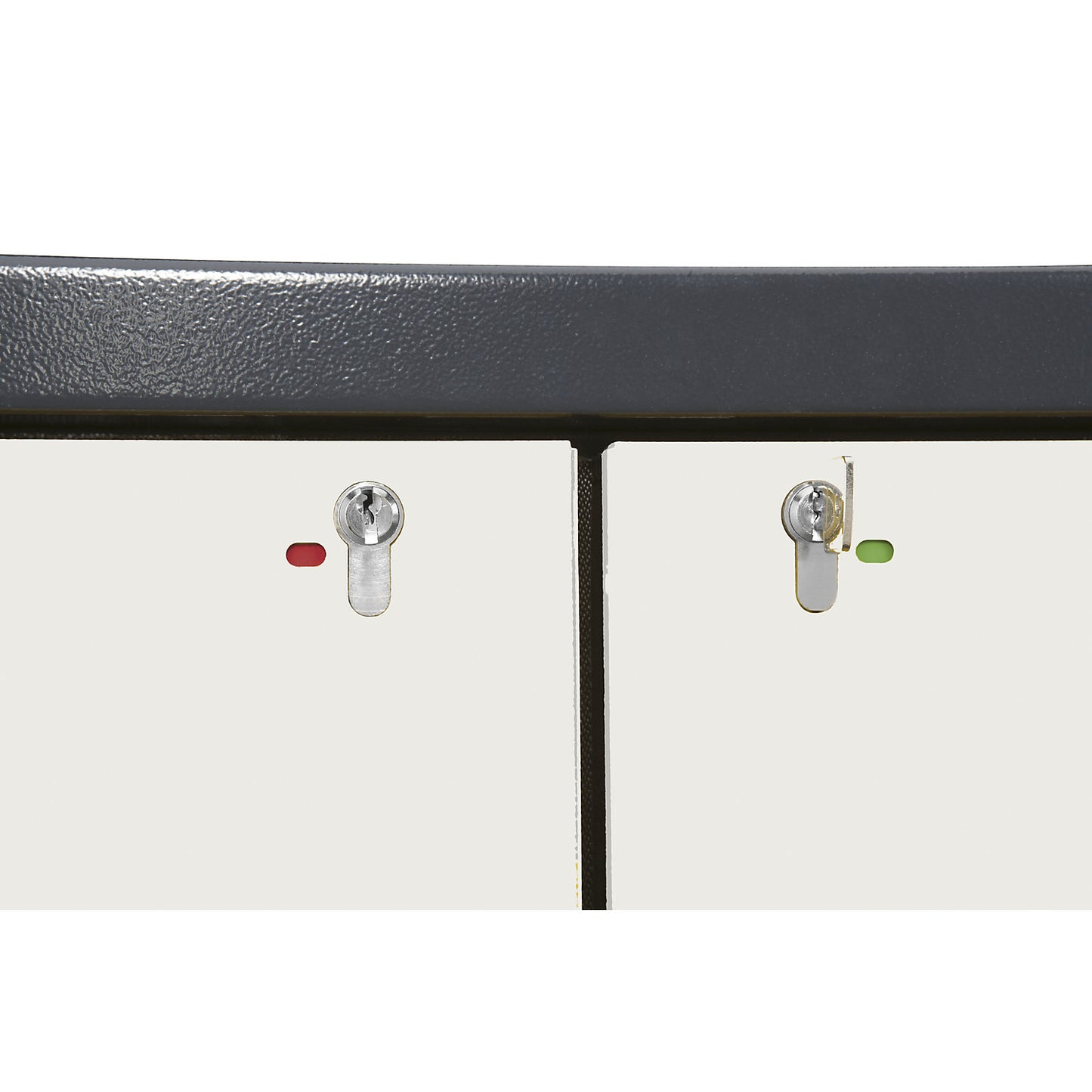 Fire resistant industrial hazardous goods cupboard, type 90, HxWxD 1955 x 1200 x 615 mm, 2 door, pure white.