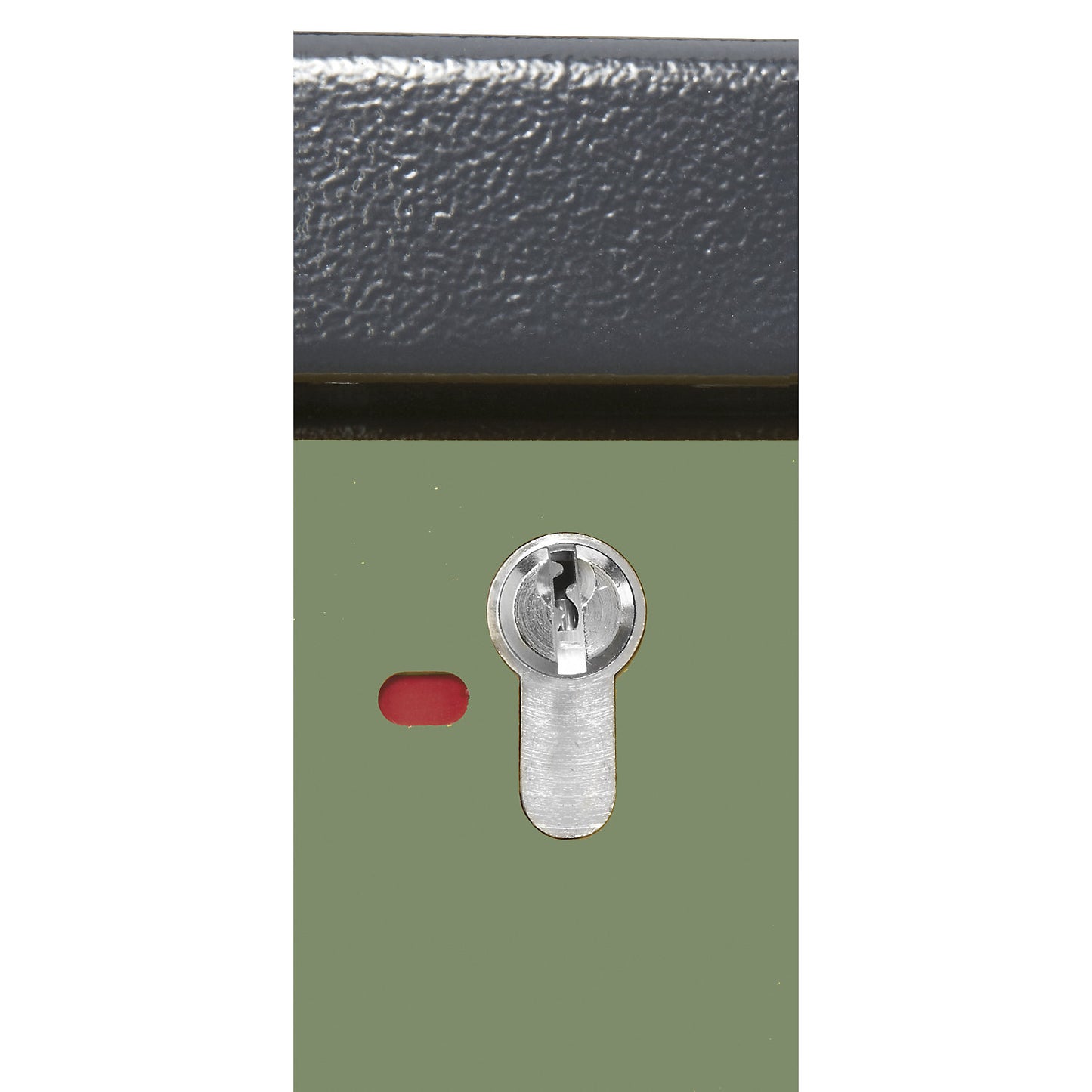 Fire resistant industrial hazardous goods cupboard, type 90, HxWxD 1955 x 600 x 615 mm, 1 door, reseda green.
