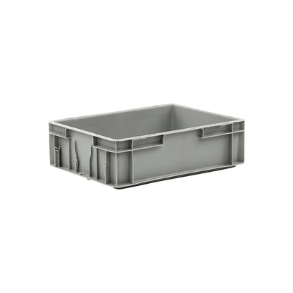 Euro stacking container, capacity 10 l, LxWxH 400 x 300 x 120 mm, PP, grey.