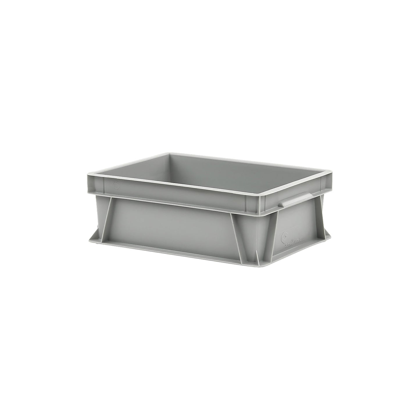 Euro stacking container, capacity 13 l, LxWxH 400 x 300 x 145 mm, PP, grey.