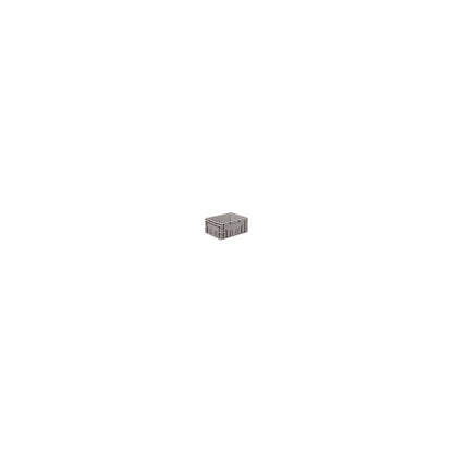Euro stacking container, capacity 16 l, LxWxH 400 x 300 x 175 mm, PP, grey.