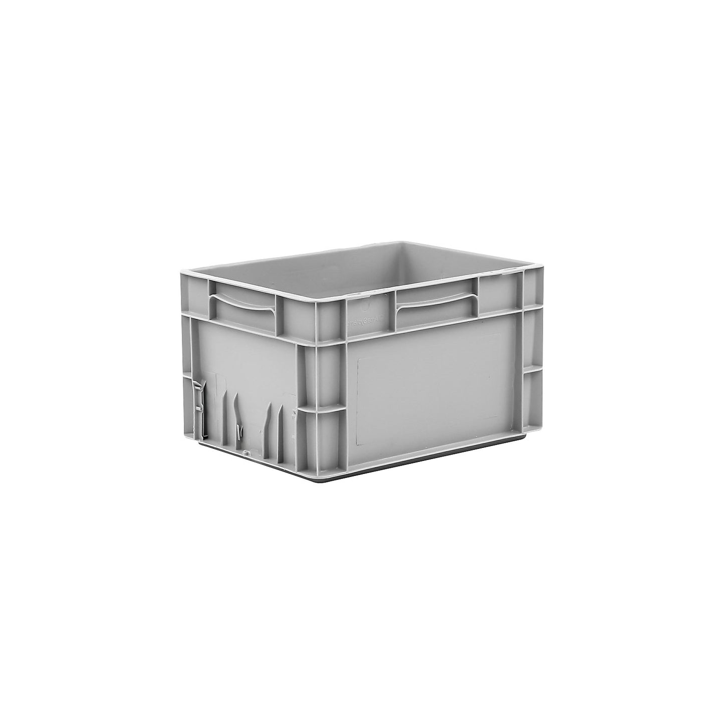 Euro stacking container, capacity 20 l, LxWxH 400 x 300 x 235 mm, PP, grey.