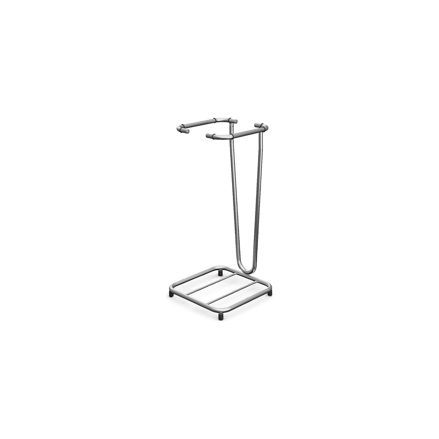 Waste sack stand without lid, for capacity 1 x 70 l, static frame, powder coated tubular steel.